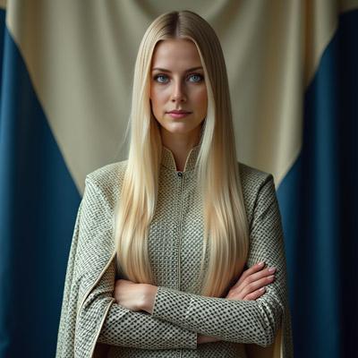 Portrait Olivia The WomAIn queen of the Kingdom of Aetheria